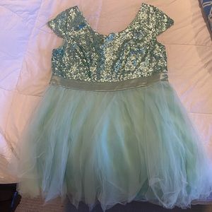 deb || Mint Green || Sequin Short Dress || Size 20